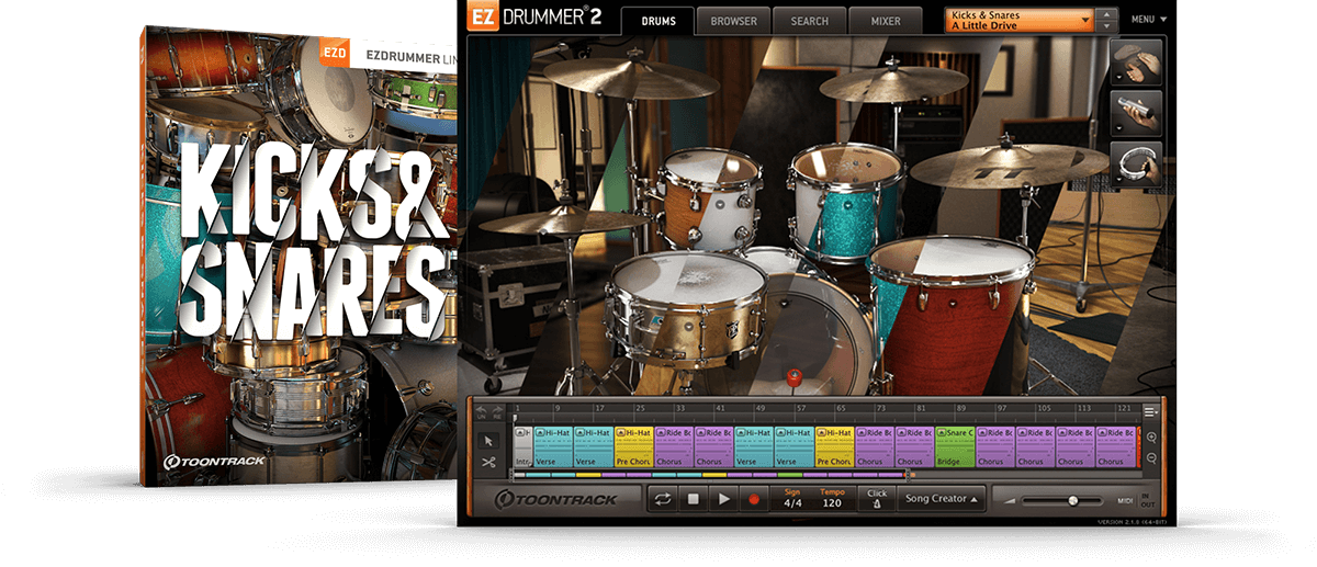 Toontrack EZX -  Kicks & Snares